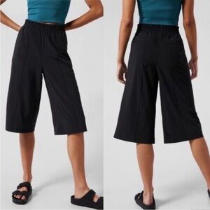 Athleta Black Ankle Savanna Crop Cropped Pants XS